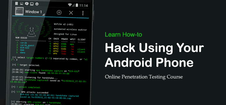 Learn How to Use Your Android for Hacking and Penetration Testing