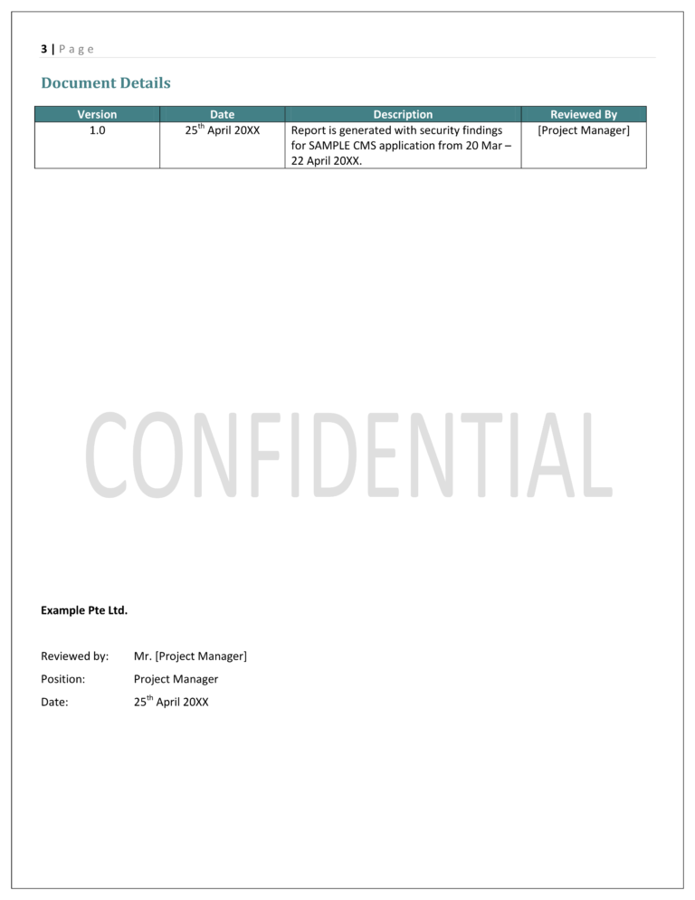 Sample CMS Application - Penetration Testing Report v1.0 - Partial3