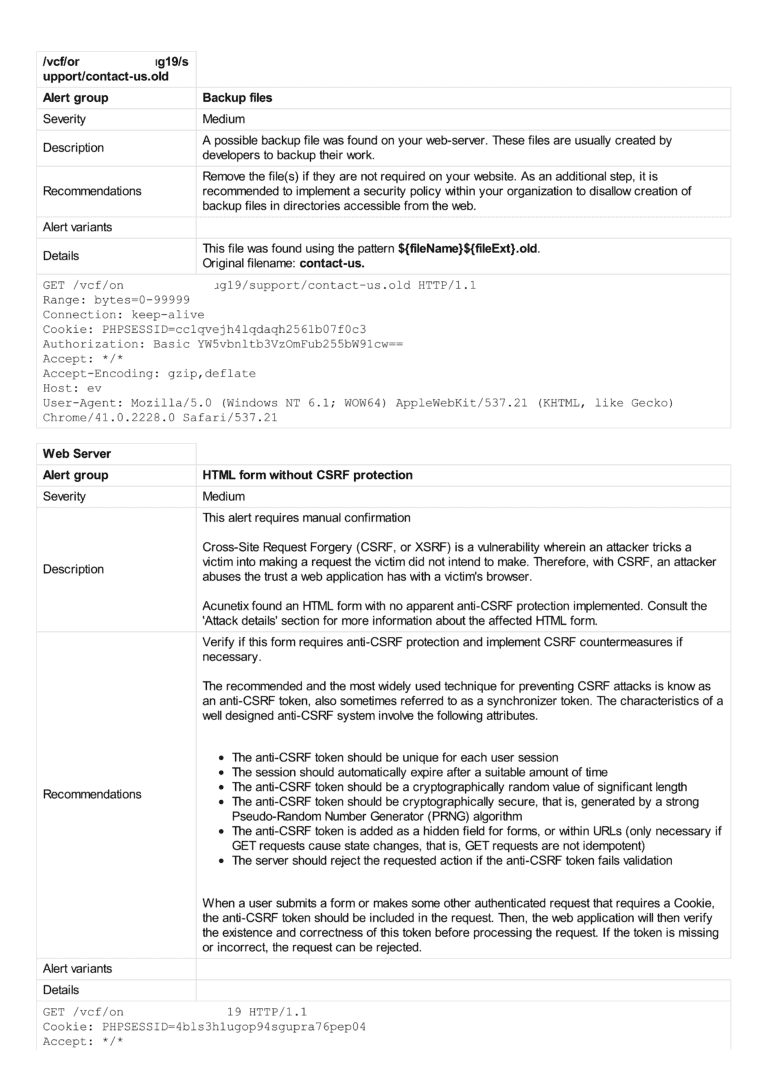 Sample Vulnerability Assessment Report5